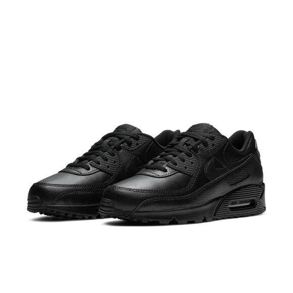 Nike Air Max 90. Leather Triple Black. SIZE 10.5 - CZ5594-001
